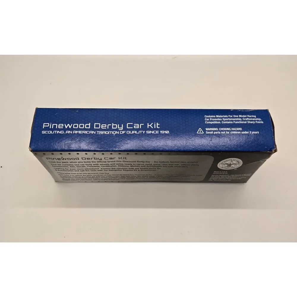Boy Scouts of America Cub Scout Pinewood Derby Car Kit BSA NIB Factory Sealed